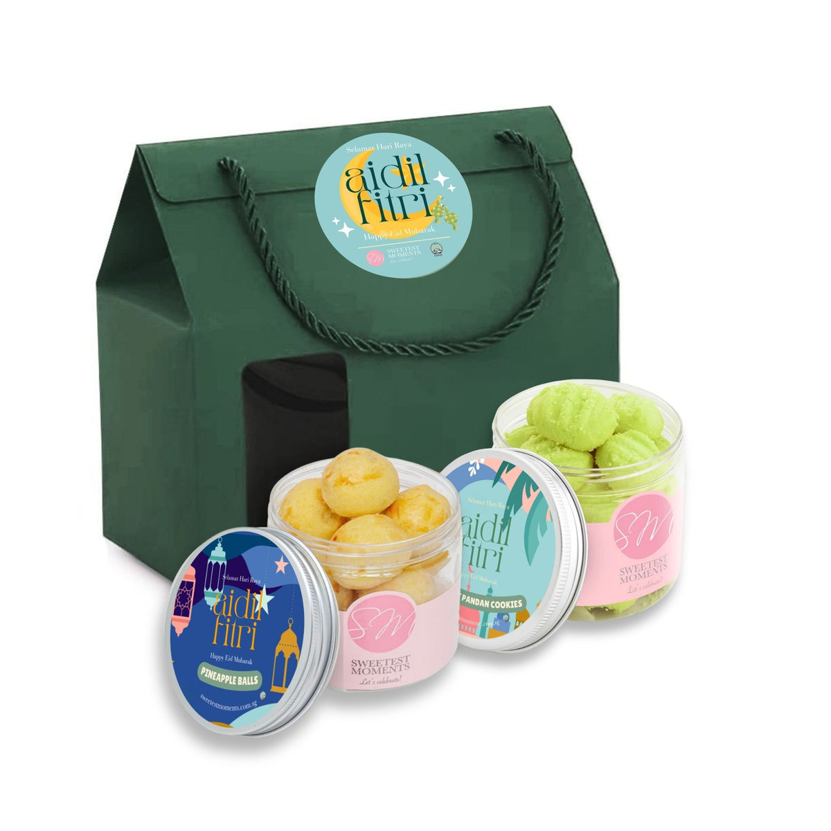 Hari Raya Classic Duo Cookies Gift Pack - Hari Raya Gifts