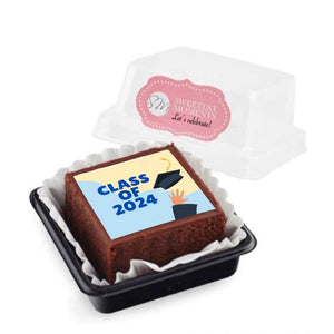 Graduation Day Individual Packed Brownie