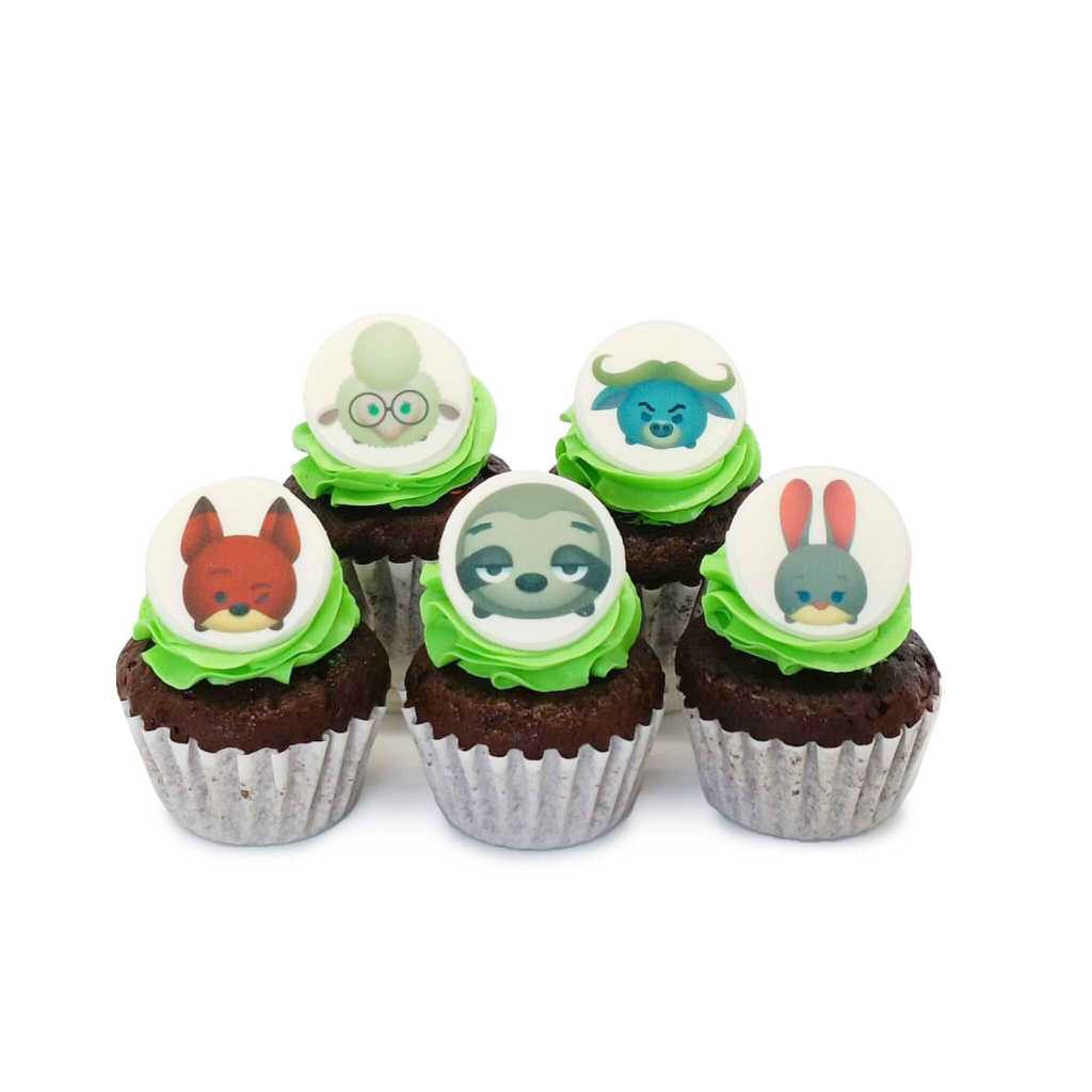 Mini Disney Tsum Tsum Zootopia Cupcakes – Sweetest Moments Singapore