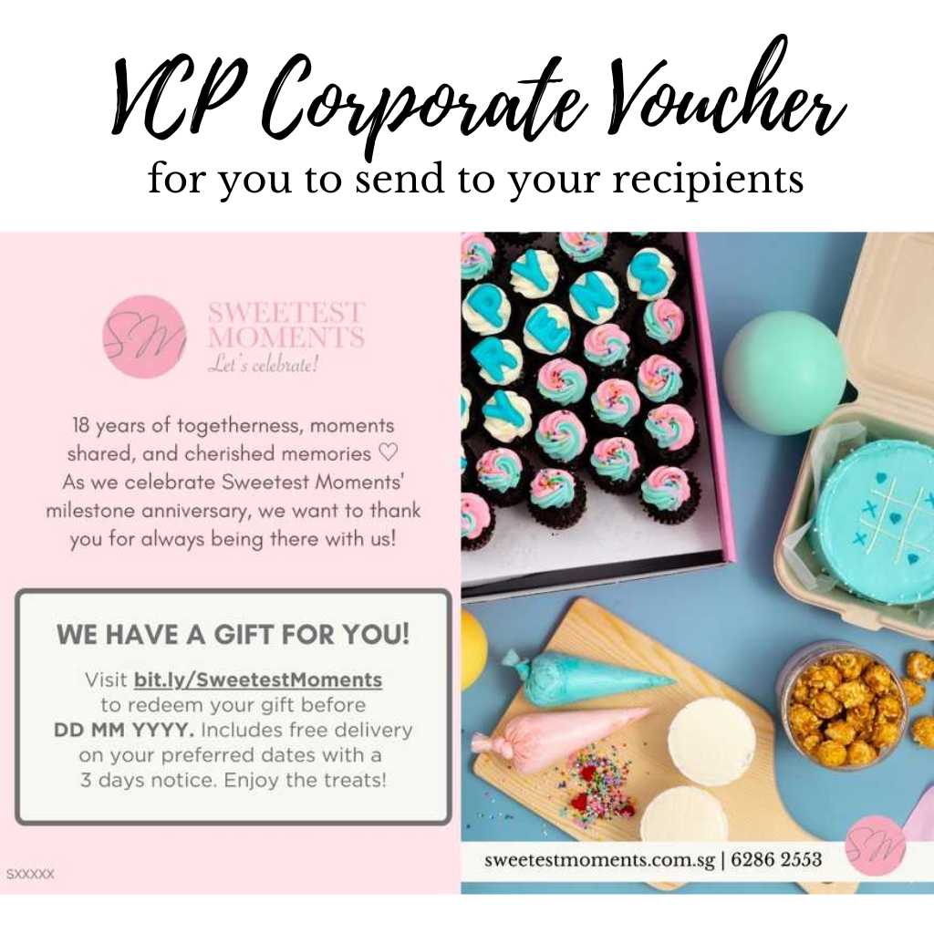 Corporate Voucher Sweetest Moments Let s celebrate Sweetest