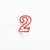 Numeric Candle Cake Topper 2