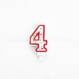 Numeric Candle Cake Topper 4