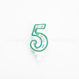 Numeric Candle Cake Topper 5