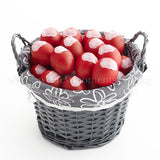 AC15 Bountiful Red Eggs Basket sweetest moments large 50 eggs full month celebration