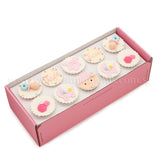 CF06 Jolly Beanie sweetest moments standard cupcake moist chocolate full month girl pink box of 10
