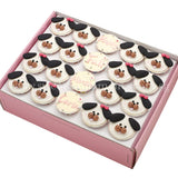 CF09 Happy Puppies Sweetest Moments Full Month Standard Cupcake Fondant Box of 20