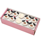 CF09 Happy Puppies Sweetest Moments Full Month Standard Cupcake Fondant Box of 10