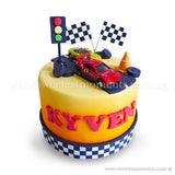 CKR27 Race Track Sweetest Moments Birthday Cake Fondant
