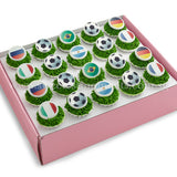 CKB11 Soccer World Sweetest Moments Birthday Standard Cupcake Buttercream Fondant Box of 20