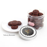 KT Personalised Premium Celebration Cookies Sweetest Moments Corporate Door Gifts Velvety Brownie Thank You Black & Gold