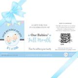 Sweetest Moments Baby Full Month Standard E-Voucher Twin Boys
