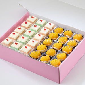 AC08 Modern Treats 5 Tea Party Sets Sweetest Moments Peachy Tarts Pastel Cubes