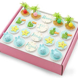 CK04 Beach Theme Sweetest Moments Full Month Standard Cupcake Buttercream Fondant Box of 20
