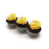 Sweetest Moments Baby Shark Inspired (Yellow and White) Mini Cupcakes