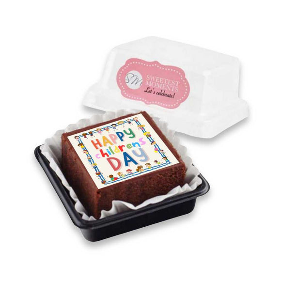 Bouts of Joy Children’s Day Individual Brownie