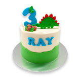 Dino Adventure in 6 inch Cake from Sweetest Moments Singapore.