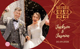 Personalised Wedding Cards (Oriental Series)