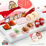 Simple floral full month baby girl card Singapore Sweetest Moments