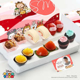 Classic floral full month baby boy card Singapore Sweetest Moments