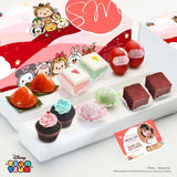Premium floral full month baby girl announcement card Singapore Sweetest Moments