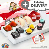 Floral full month baby boy card doorstep delivery Singapore Sweetest Moments