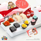 Floral full month baby girl card design Singapore Sweetest Moments