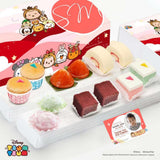 Floral full month baby boy card design Singapore Sweetest Moments