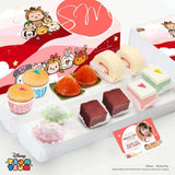Floral full month baby girl card design Singapore Sweetest Moments