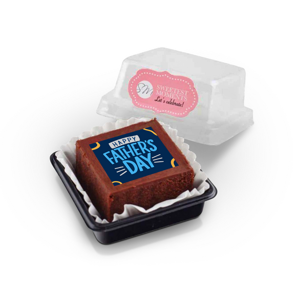 Sweetest Moments Father's Day Individual Brownie 2024