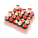 Fly Our Flag High Singapore Mini Cupcakes free delivery
