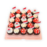 Fly our Flag High Singapore Mini Cupcakes