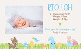 Personalised BabyCards for Boys