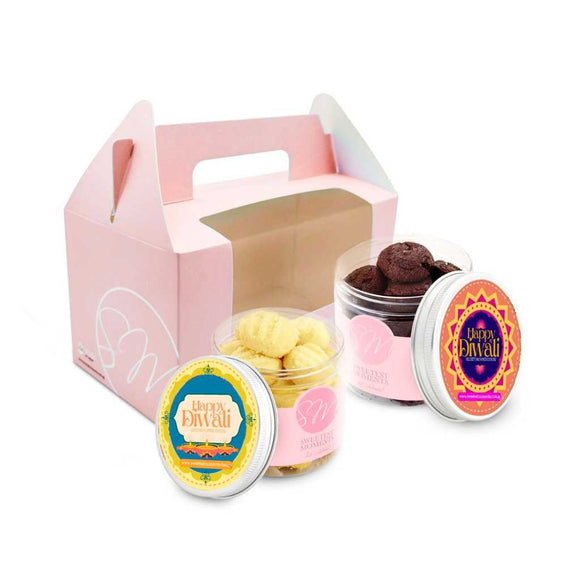 Golden Glow Deepavali Twin Pack Cookie Gift Set