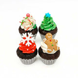 Holly Jolly Christmas Mini Cupcakes