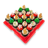 Holly Jolly Christmas Mini Cupcakes