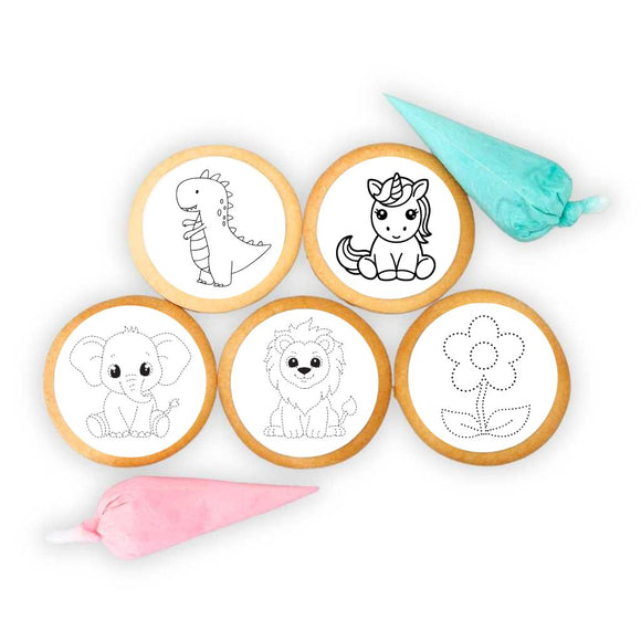 Magic Stencil Children’s Day Individual Cookie