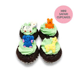 Sweetest Moments Mini Safari Cupcakes for Dessert Table