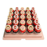 Mini Disney Tsum Tsum Year of the Snake cupcakes for boys with playful Disney character toppers