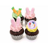 Mini Easter Bunny Garden Cupcakes