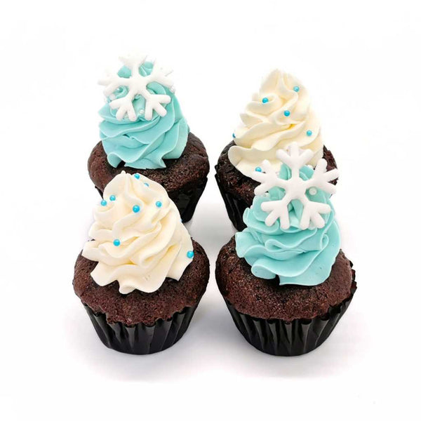 Mini Let it Snow Cupcakes – Sweetest Moments Singapore
