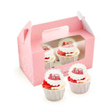 National Day Twin Pack Cupcakes in Pink Box