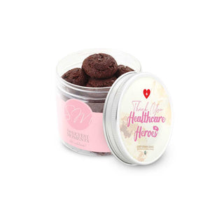 Sweetest Moments Nurses Day Custom Label Cookie Tins Melting Butter Cookies