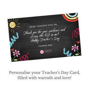 Sweetest Moments Personalised Teacher's Day Card 2023