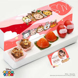 Minimalist full month baby girl card Singapore Sweetest Moments