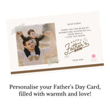 Sweetest Moments Personalised Father's Day Card with photo