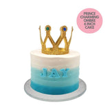 Sweetest Moments Prince Charming Ombre Cake 6 inch for DIY Dessert Table