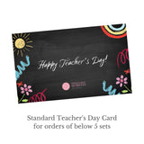 Sweetest Moments Standard Teacher's Day Card for orders of below 5 sets