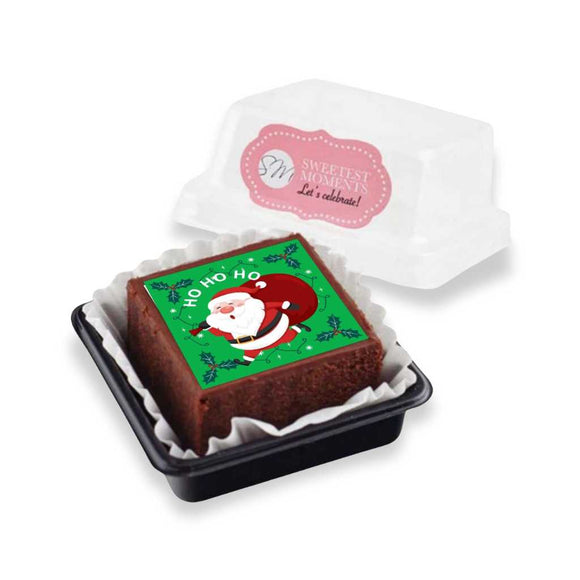 Santa’s Sweet Surprise Individual Brownie