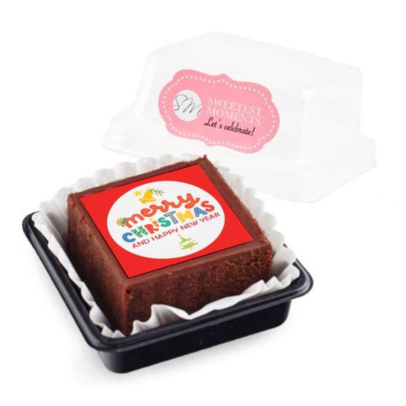 Simply Joy Christmas Individual Brownie