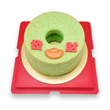 Spring Blossom Pandan Cake, perfect for Chinese New Year celebrations by Sweetest Moments Singapore